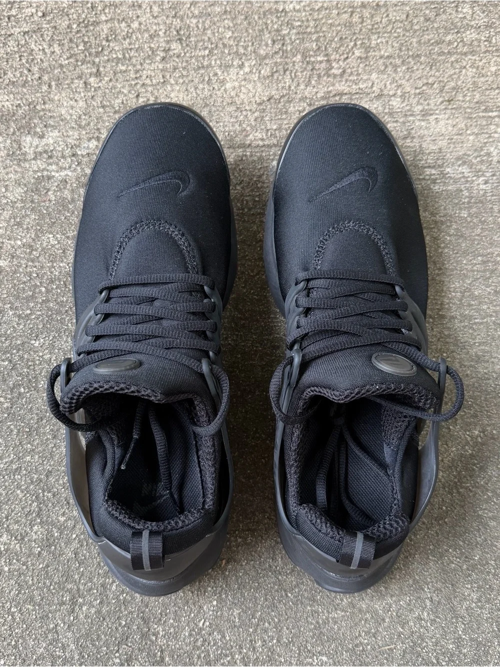 Nike Air Presto Triple Black Shiny Toe Men’s Athletic Shoes Size 11 CT3550-003